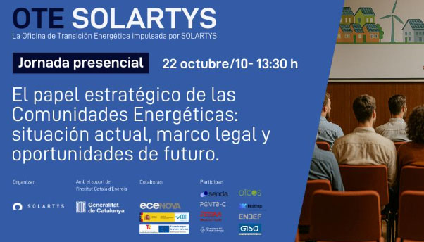 Flyer de la jornada organizada por OTE Solartys