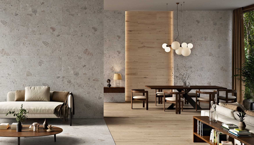 Colecci�n Ambrosia color gris de la firma Ibero, rinde homenaje a los elementos naturales