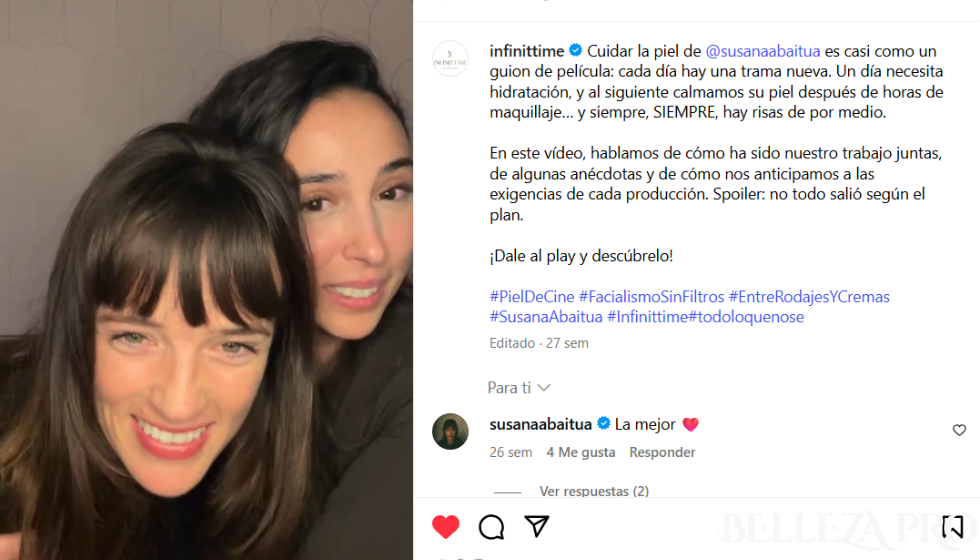 Como fue el proceso de empezar a cuidar la piel de Susana Abaitua. https://www.instagram.com/p/DHHYIPcMe4Q/?hl=es