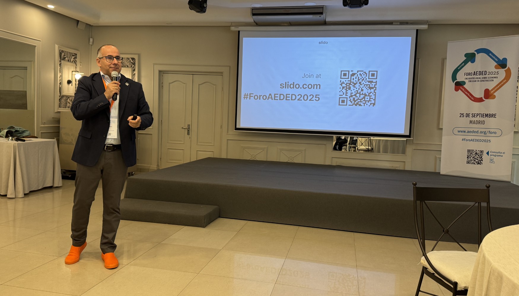 Jos Blanco, secretario general de Aeded