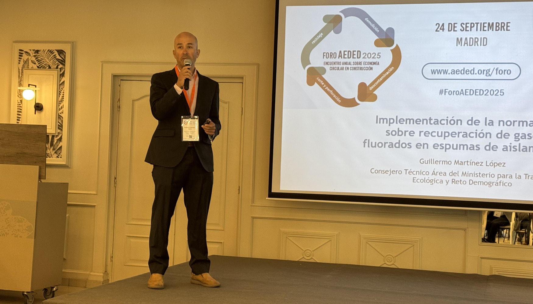 Guillermo Martnez, representante del Ministerio para la Transicin Ecolgica y el Reto Demogrfico