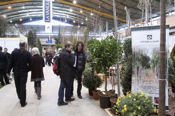 El interior del recinto de Fira de Girona que acoge Frum Verd