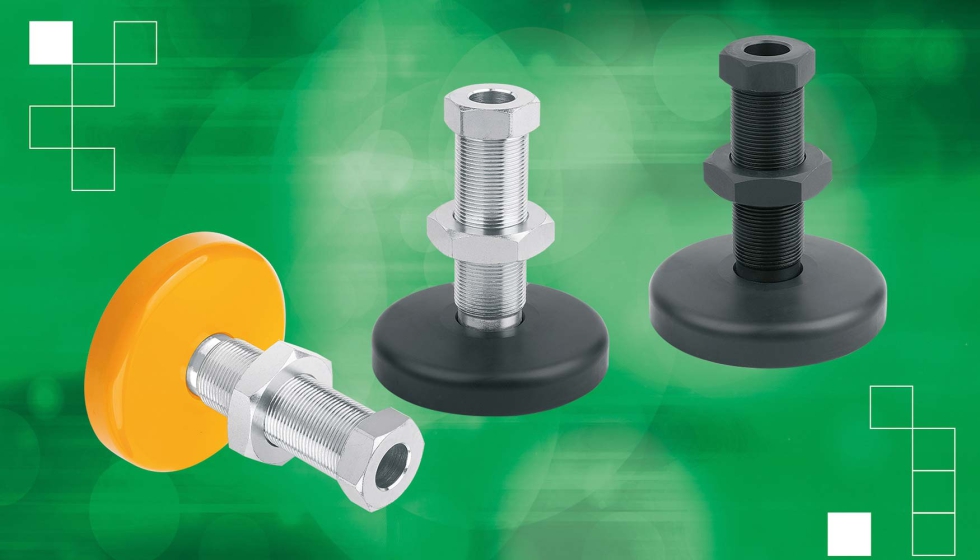 Con los nuevos pies de m�quina con tornillo hueco...