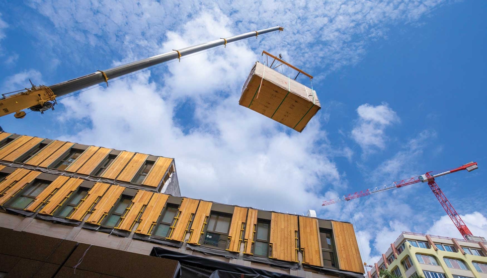 La construccin con soluciones y sistemas industrializados tanto en 3D (como en la foto) como en 2D se posiciona como palanca para agilizar la alta...