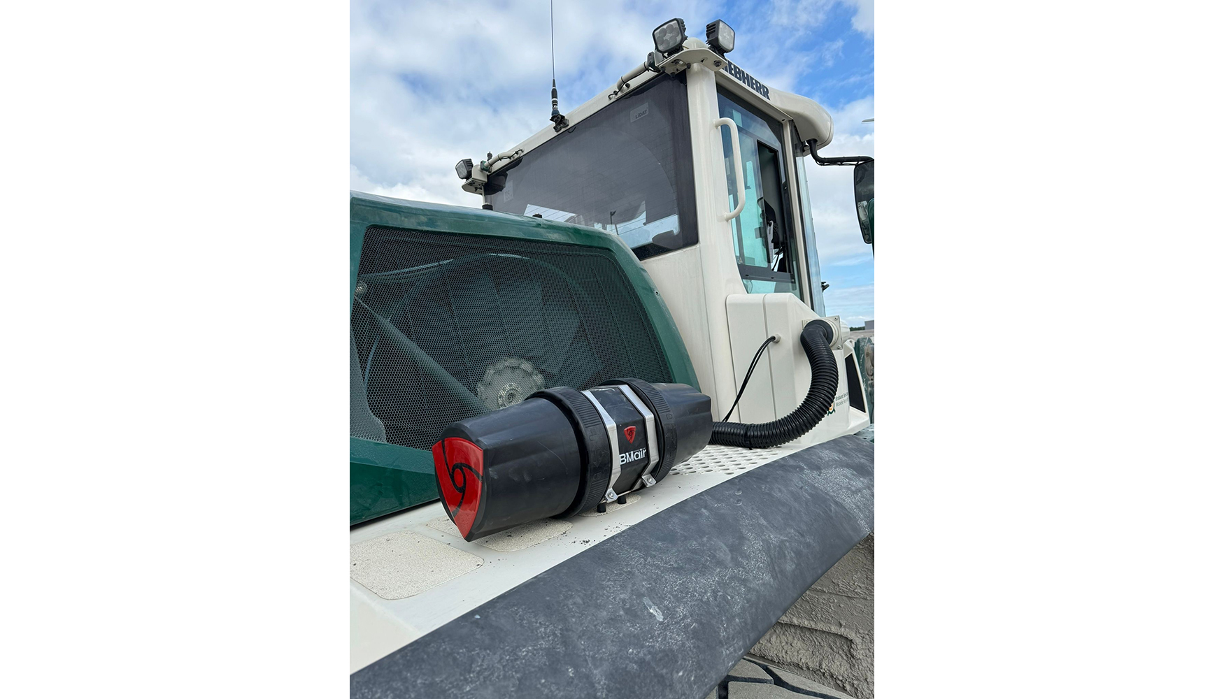 Ilustraci�n 5. Modelo BMair Protector instalado en Liebherr