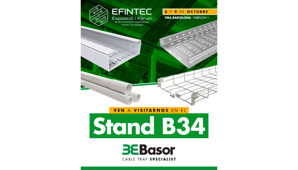 El equipo t�cnico y comercial de Basor Electric estar� disponible durante Efintec 2025 para mostrar las �ltimas innovaciones de la compa��a a los...