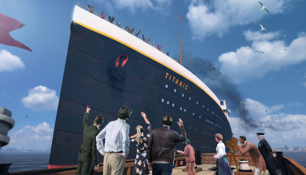 La exposici�n de Titanic permite recrear las �ltimas horas del transatl�ntico, gracias a la realidad virtual