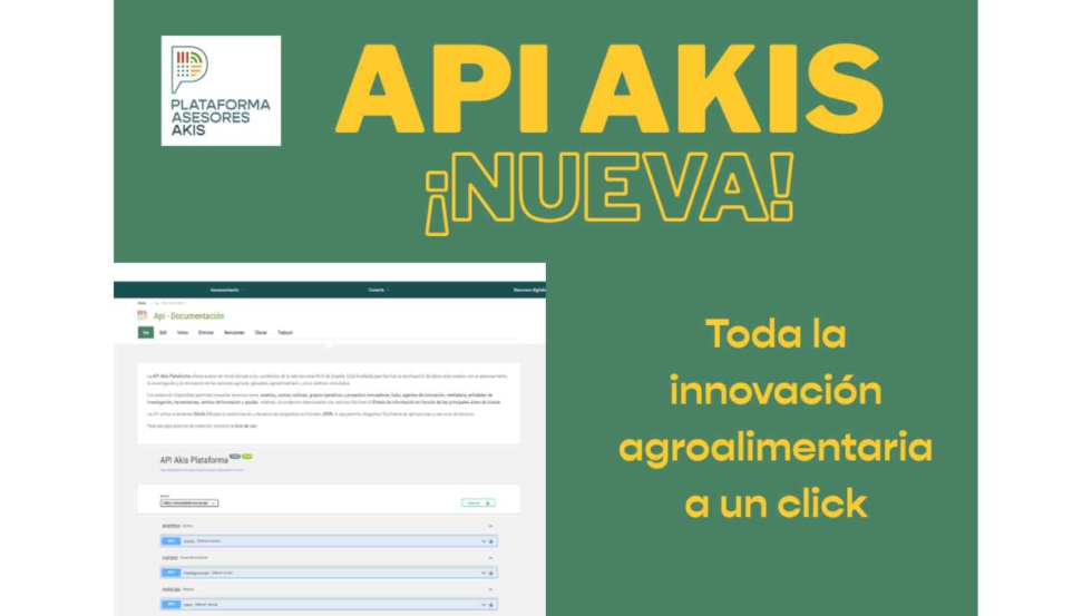 Puede acceder a la API a travs de este enlace: https://akisplataforma.es/api-documentacion