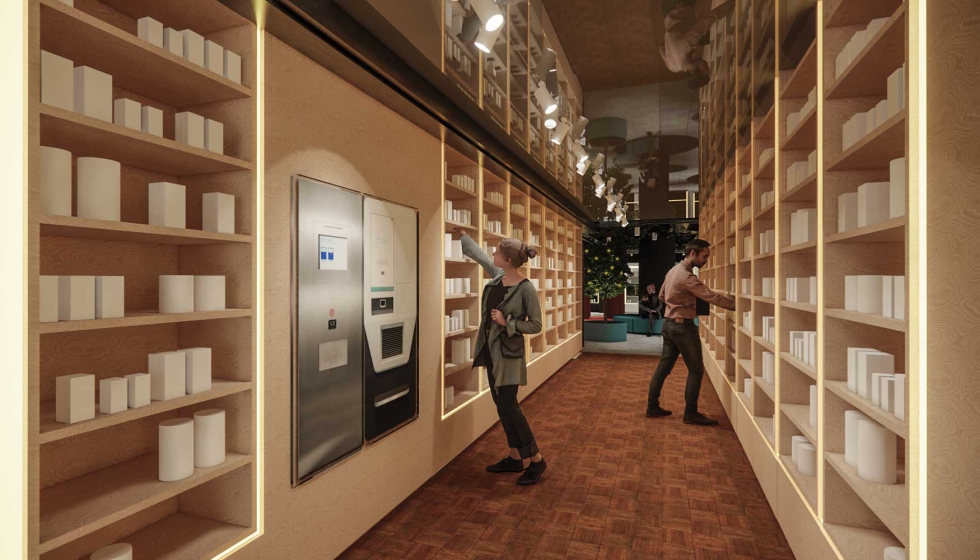 Ejemplo de cmo un buen render permite visualizar la composicin de diseo interior de la forma ms verosmil posible...