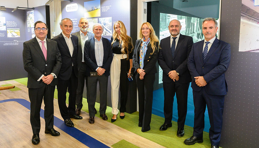 Acto de inauguraci�n de la de exposici�n de FCC con motivo de sus 125 a�os de historia