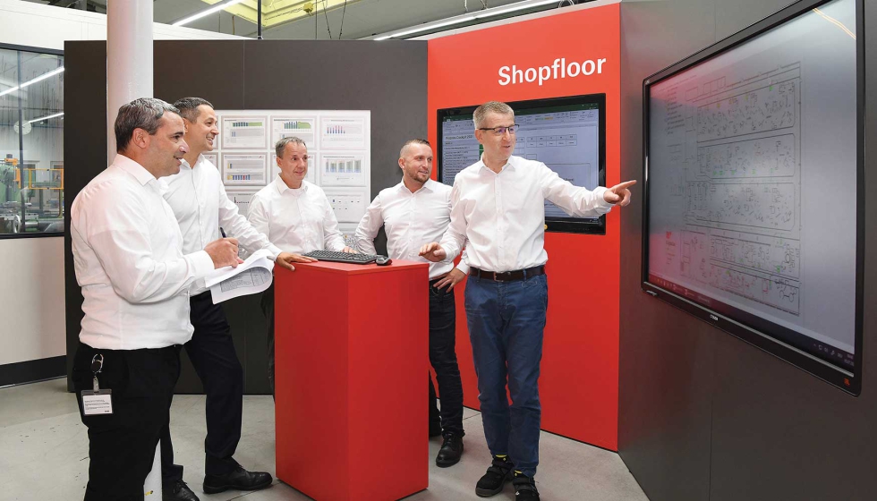 La gesti�n diaria de la f�brica en producci�n busca generar transparencia en cuanto a procesos...