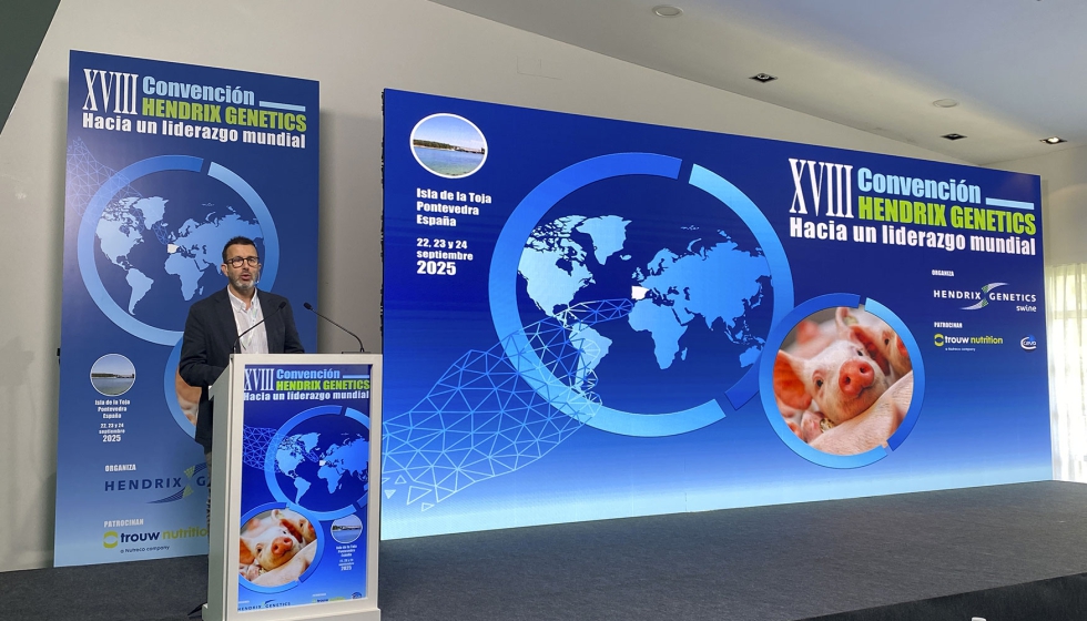 Intervenci�n de Rafael Pedrazuela en la XVIII Convenci�n Hendrix Genetics 2025