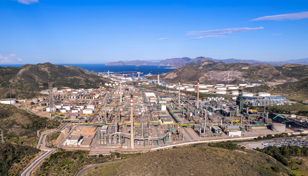 Complejo industrial de Repsol en Cartagena
