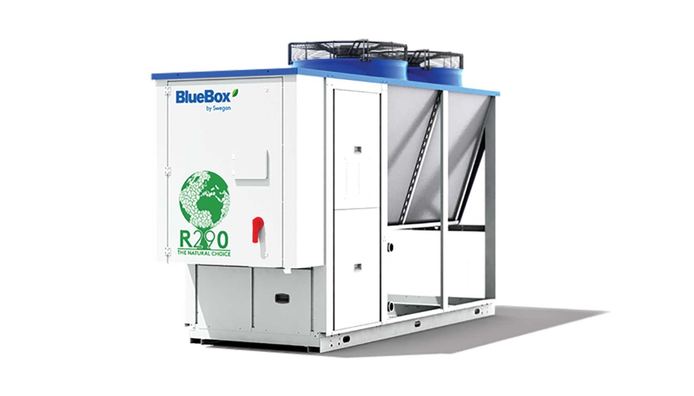 Bomba de calor Titan Sky - Unidades Ar-gua com potncias trmicas disponveis at 200 kW e temperatura da gua at 63 C...