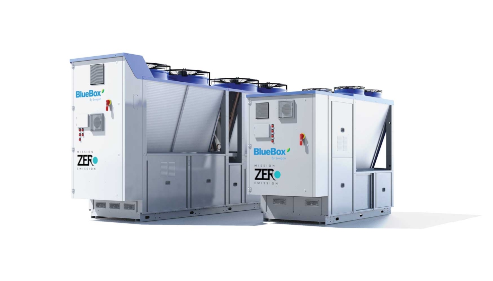 Bomba de calor Omicron Zero S4 - Unidade com produo independente ou simultnea de gua fria ou quente para instalaes a 4 tubos...