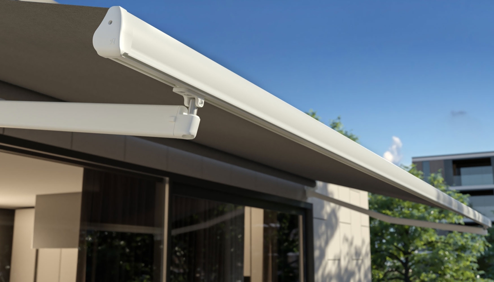 La flexibilidad de instalaci�n de Helix PS est� garantizada por un amplio radio de inclinaci�n ajustable, de 5� a 85�