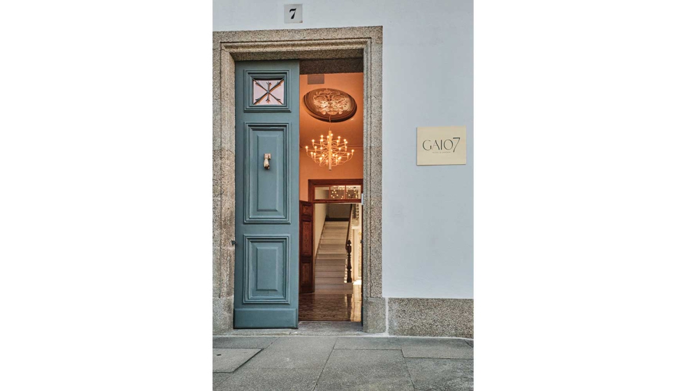 Fachada Hotel Gaio 7, manteniendo la identidad arquitect�nica del edificio