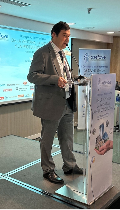 Pablo Martn, director de Asefave, durante su intervencin en la edicin de 2023 del Congreso