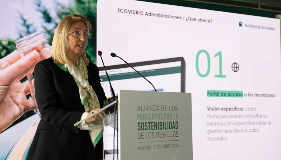 Ana Cardona, directora de Operaciones y Finanzas de Ecovidrio