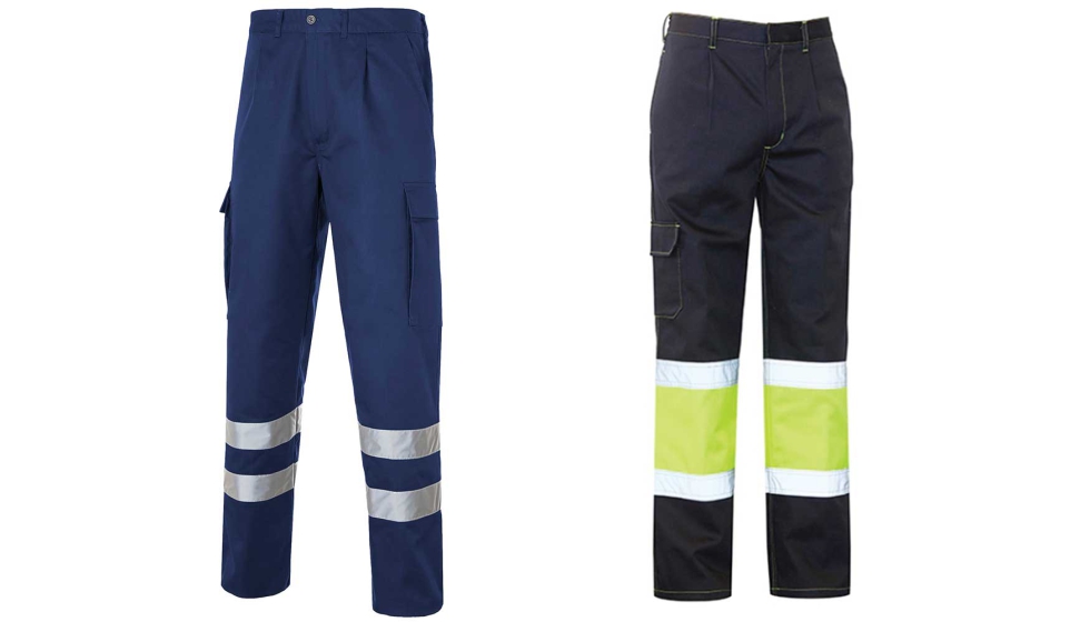 A la izq. pantaln Marvin 2B. A la dcha., pantaln Blasi 2 bicolor