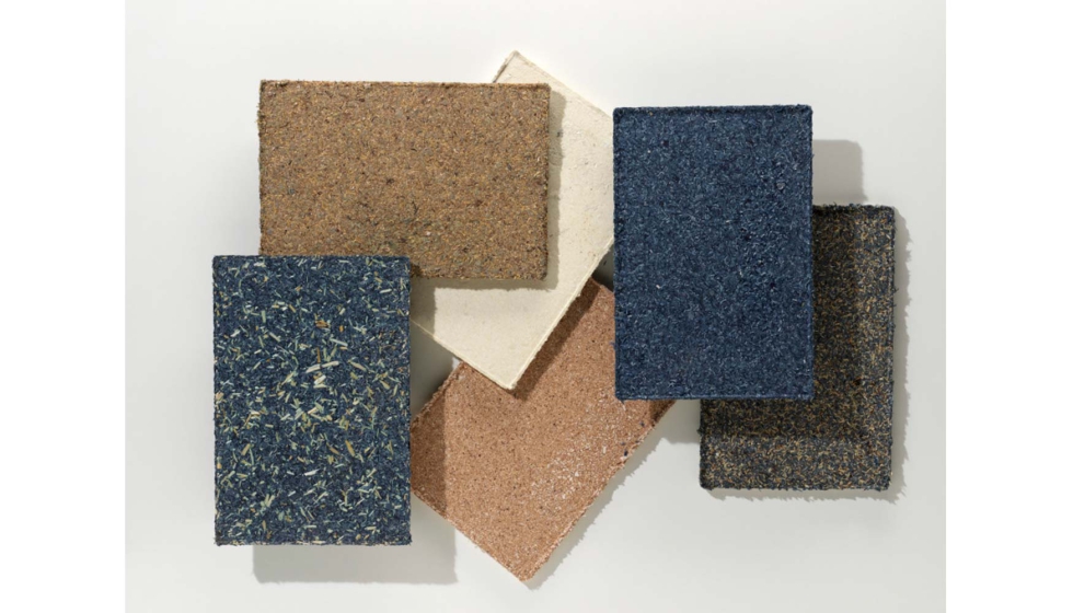 Prototipos de materiales compuestos polmero-partcula desarrollados en el proyecto Woodytex