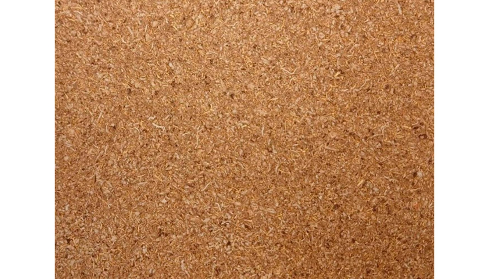 Material compuesto por partculas de polister y madera con elevadas propiedades mecnicas