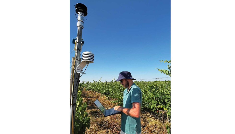 Estação meteorológica com sensores e IoT (Internet of Things). © INIAV Estação meteorológica com sensores e IoT (Internet of Things). © INIAV