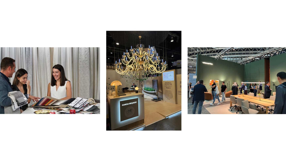 Imgenes de algunos de los sdtands de Hbitat Valencia y Textilhogar 2025