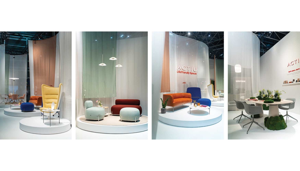 Dise�ado como un 'soft place', el espacio integr� materiales textiles, gamas crom�ticas neutras y geometr�as org�nicas...