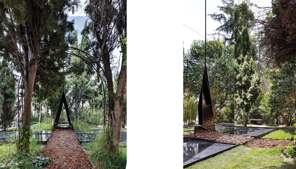 Instalacin 'A Reflection of who we are' para Neolith, presentada en Casa Decor 2024