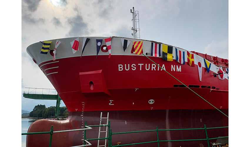 Bendicin del carguero Busturia NM