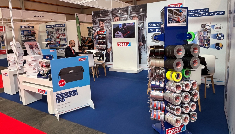Stand de tesa tape en la Feria Profer 2025
