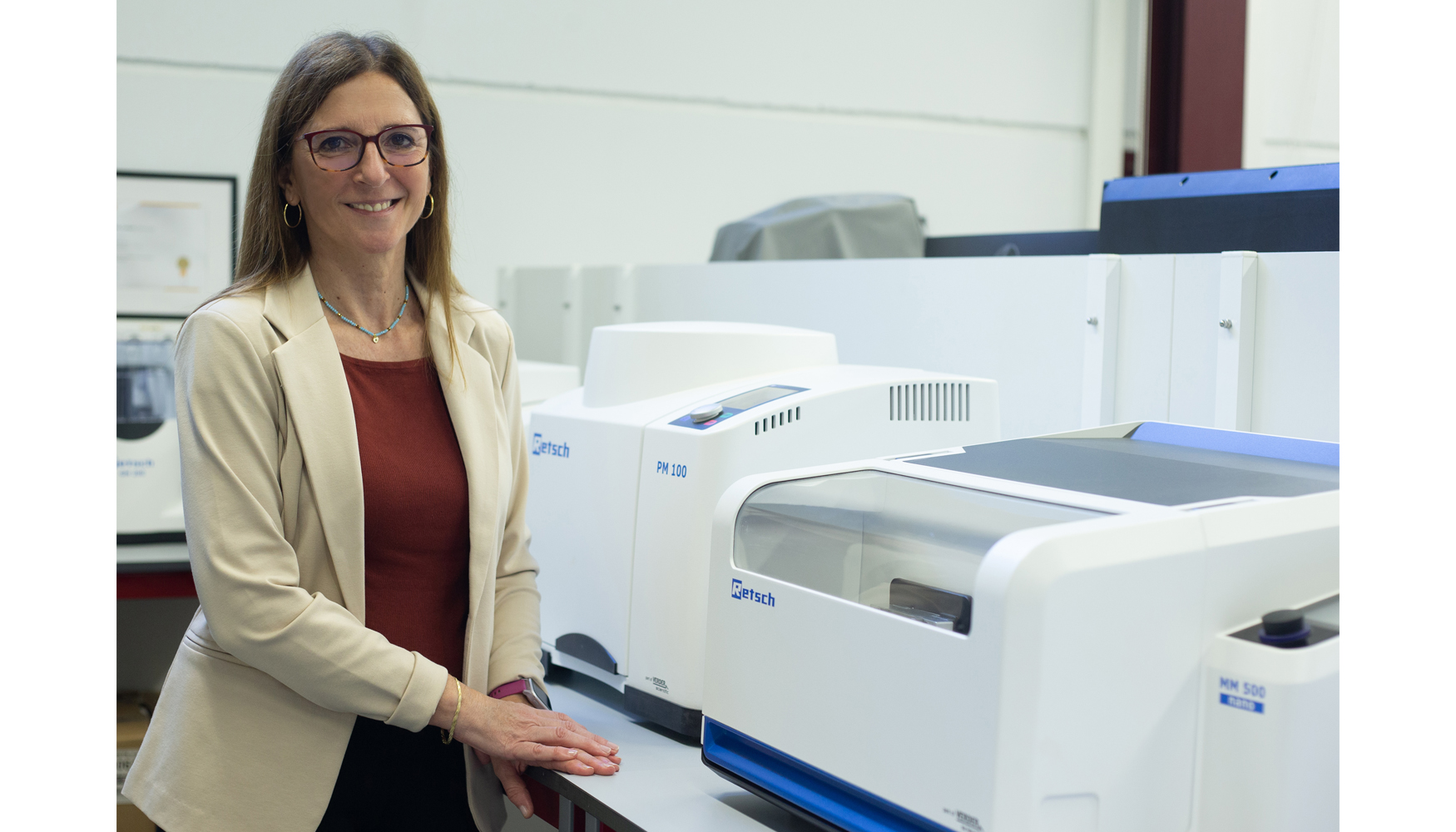 Para Retsch, la apuesta es continuar innovando en equipos que ofrezcan mayor eficiencia, precisin y conectividad, seala Susana Ballarin...