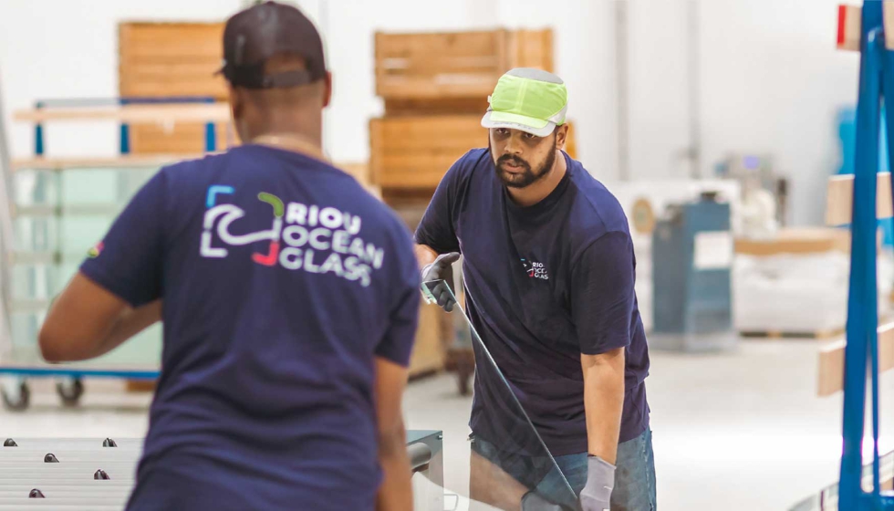 La actividad de Riou Ocean Glass va m�s all� de ser una planta de transformaci�n del vidrio...