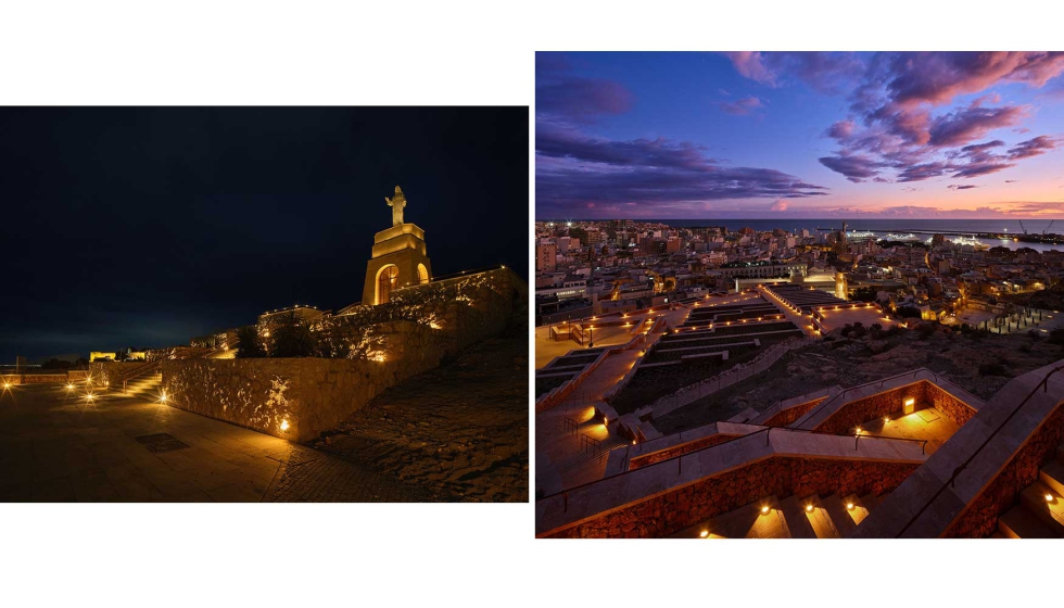 La temperatura de 2200K en la iluminaci�n exterior permite su integraci�n, sin alterar la biodiversidad ni la percepci�n del paisaje...