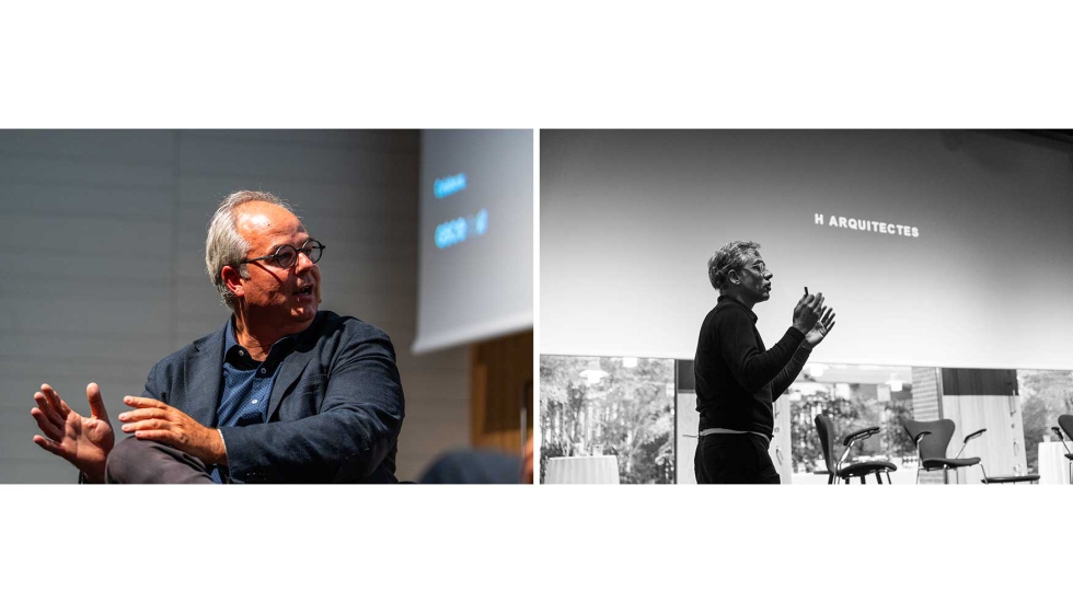 Hctor Fernndez Elorza (hfe arquitectos) y Josep Ricart (HARQUITECTES). Foto:  Jaime Erice,