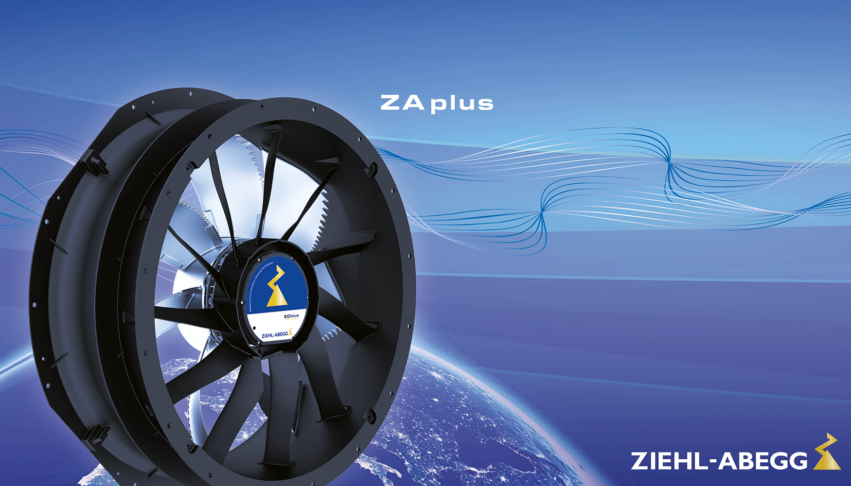 ZAplus es un sistema axial con carcasa optimizada, difusor integrado y posibilidad de configurarse con motor AC o motor EC...