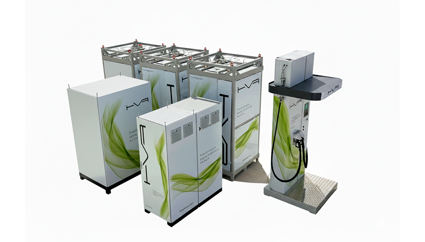 El modelo ACTIVA est diseado para suministrar a vehculos ligeros y pesados a 350 y 700 bar, en una superficie de 20 m...