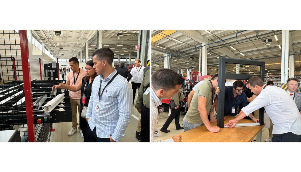 Durante la maana, los asistentes acudieron a la fbrica de Graf Synergy en San Giovanni in Persiceto para conocer, entre otras...