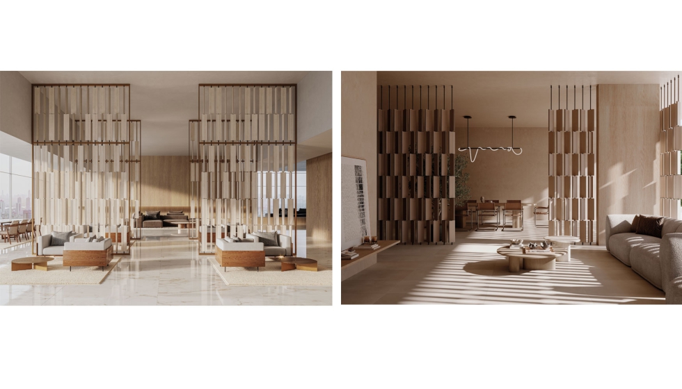 Axel trasciende su funci�n como elemento separador, integrando una interacci�n din�mica entre luz y sombra...