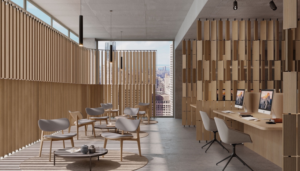 Sistema manufacturado con Ecofiber Stone Composite, un material que combina c�scara de arroz, piedra y PVC t�cnico