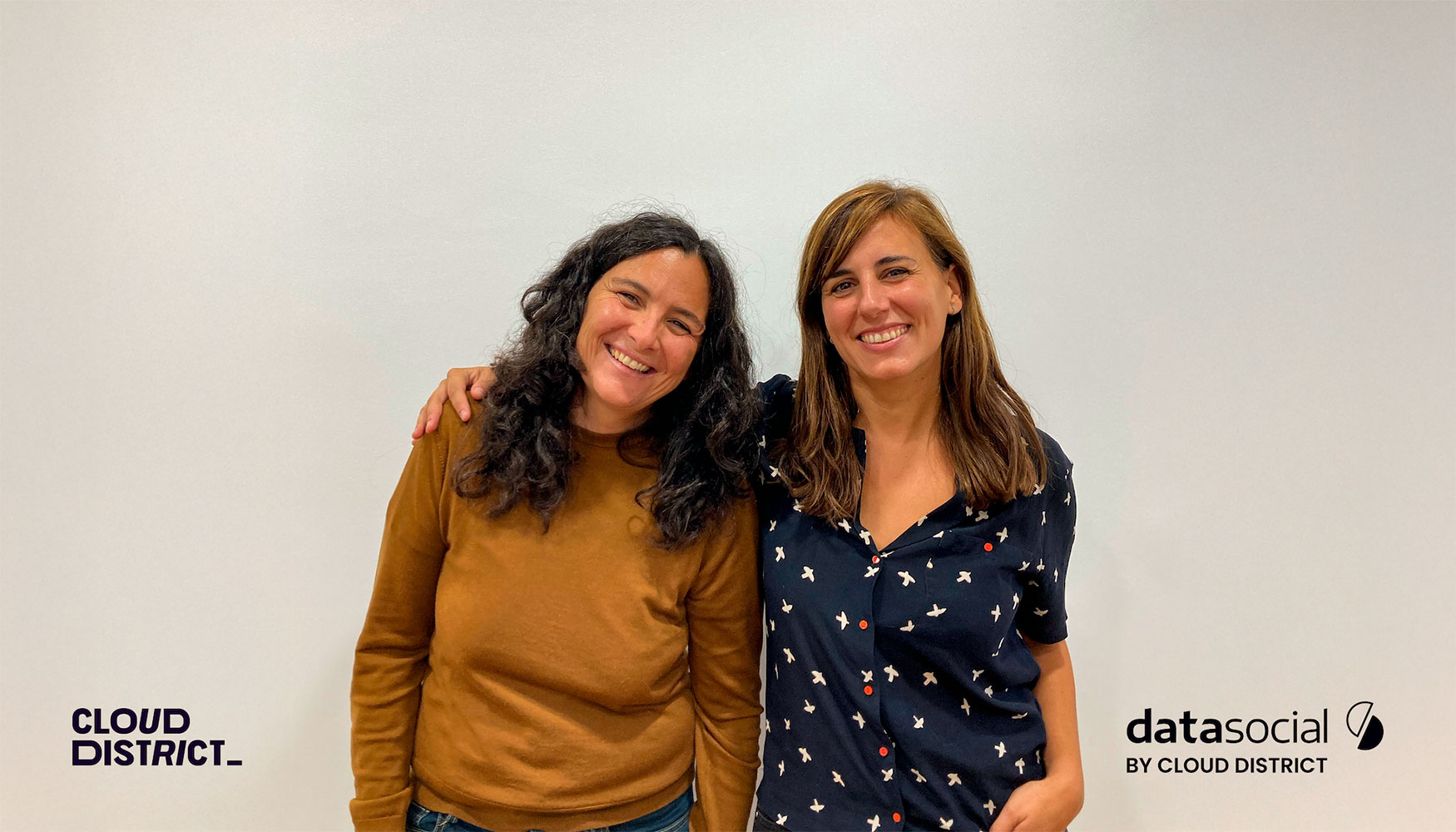 Carmen Boronat Bad�a, CEO de Cloud District y Ana Aldea, fundadora de datasocial