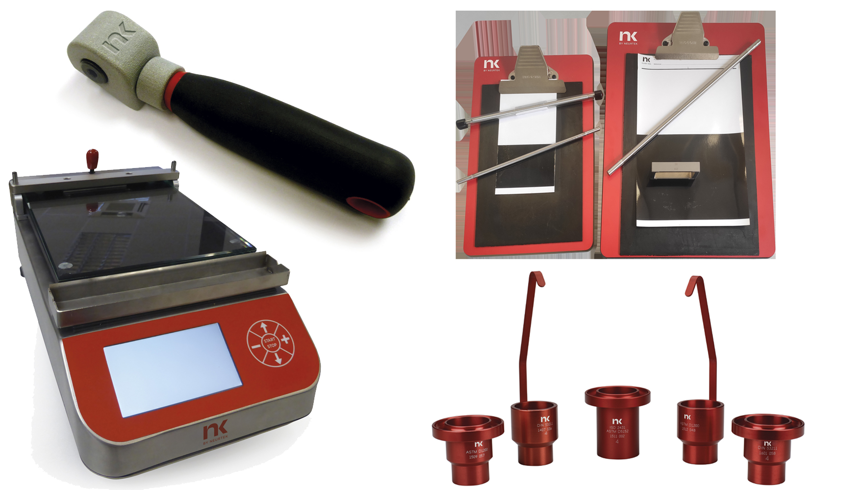 La gama de NK incluye instrumentos dise�ados para cubrir diferentes etapas del control de calidad en pintura y recubrimientos...