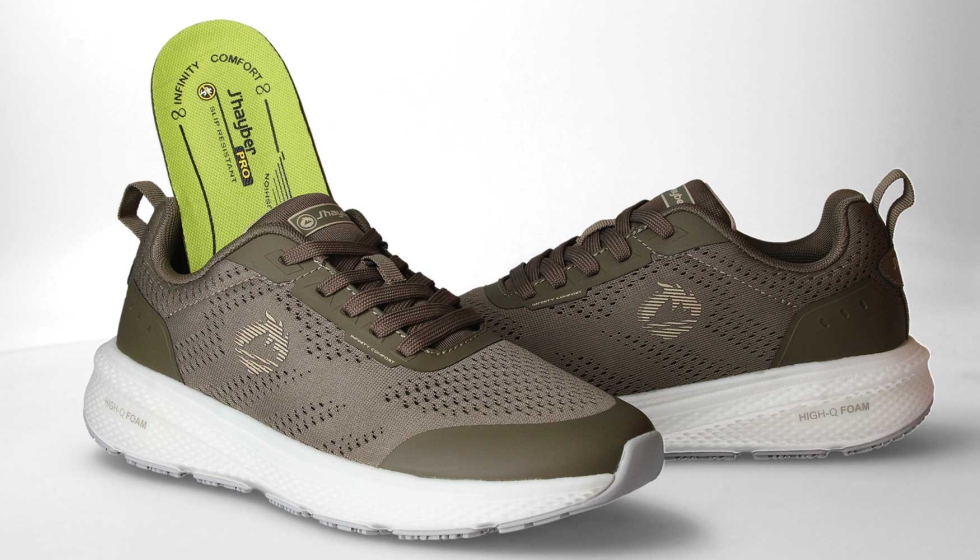 Plantilla Infinity Comfort Insole, cuya tecnologa distribuye el peso y reduce la fatiga