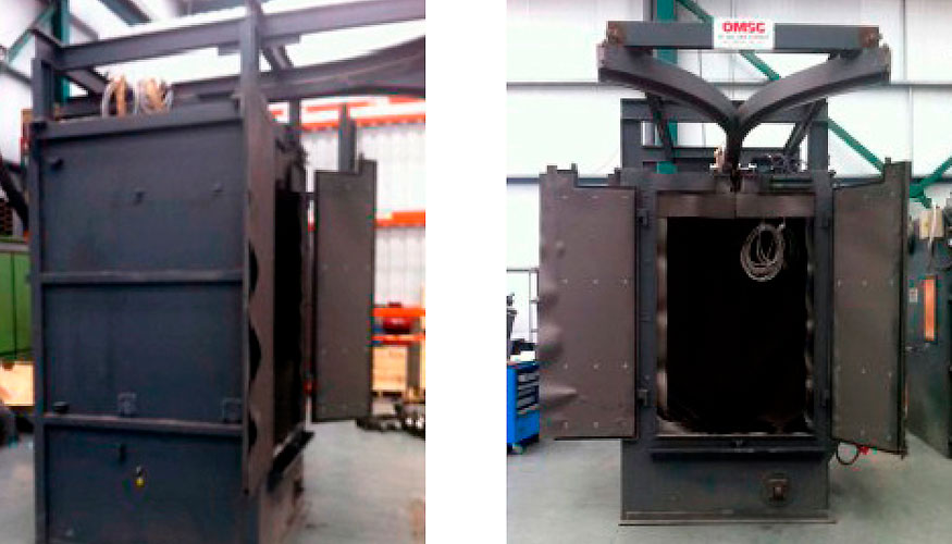 Estado inicial de la m�quina recibida en las instalaciones de Euromaher