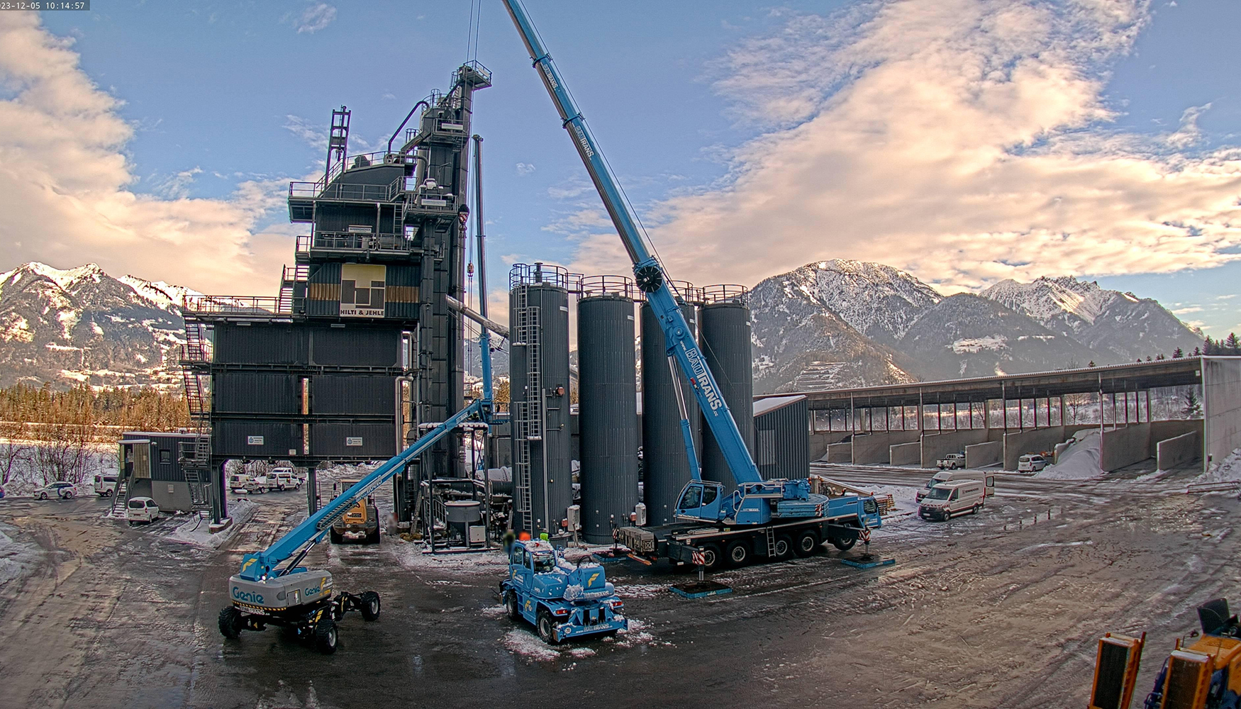 La planta de Benninghoven en Nenzing se desmantel� y se mont� de nuevo en G�tzis pero incorpor�ndole nuevos componentes