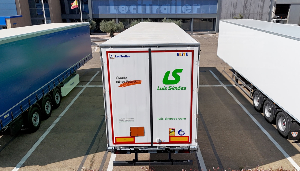 Parte de los nuevos semirremolques de Luis Sim�es, fabricados por Lecitrailer...