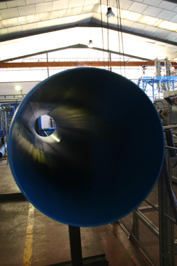 Interior del tubo de 630 mm