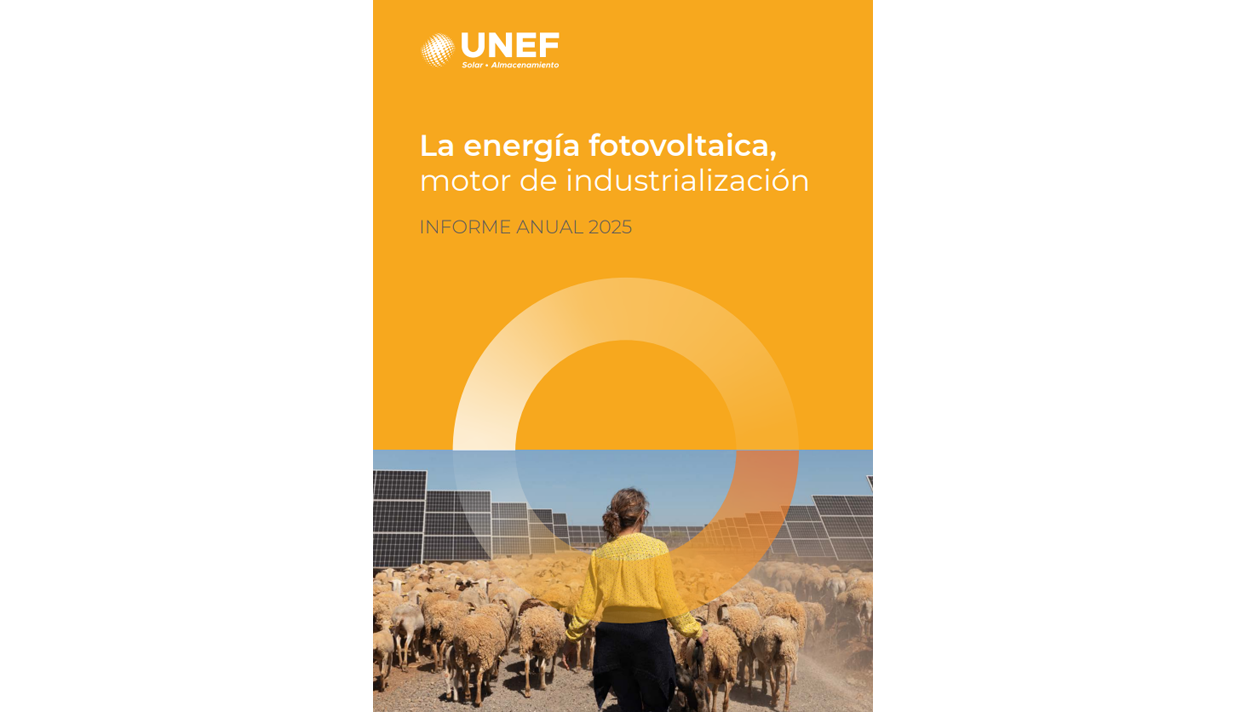 Portada del Informe Anual de UNEF 2025, presentado el 7 de octubre en la sede de UNEF en Madrid