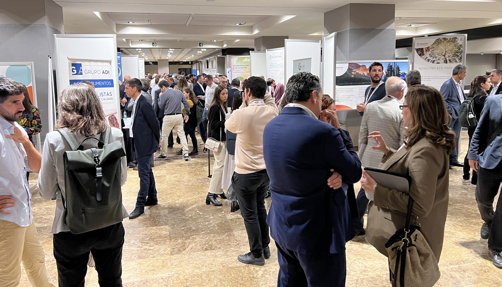 Zona expositiva del XXX Congreso Tcnico de Asefapi, celebrado en Madrid en octubre de 2023